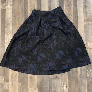 Blue and black H&M skirt. Size 4. Great condition